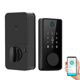 Smart Keyless Door Lock Fingerprint Password Card App Control Auto Lock