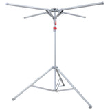 Portable Clothes Drying Rack Foldable Camping Tripod Clothes Hanger with Wind-resistant Hooks