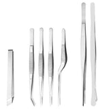7Pcs Kitchen Cooking Tongs Tweezers for Chef Serving Food Grill BBQ