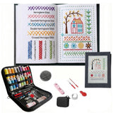 Sewing Kit for Beginners Embroidery Stitch Set with Instruction Manual