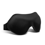 Adjustable Soft Sleep Masks for Side Sleepers for Women Men Travel Night Blindfold Black