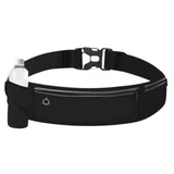 Running Belt for Men Women Secure Jogging Pouch for Phone Keys Essentials Black