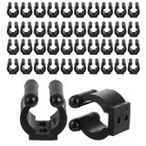 40 PCS Plastic Club Clip Fishing Rod Pole Storage Tip Clips Clamps Holder