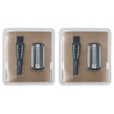 2-Pack Replacement Foil Heads Compatible with BG2024/BG2025/BG2040/TT2040/YS534 Body Groomers