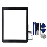 Replacement Glass Screen Compatible with iPad 5th to 9th Gen with Repair Tools Black