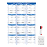 2026 Wall Calendar 12-Month Annual Yearly Wall Planner Horizontal & Vertical