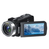 4K Video Camera Camcorder with 18X Digital Zoom and 32GB Memory Card