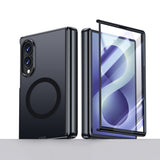 Case for Samsung Galaxy Z Fold8 with Screen Protector Hinge Cover Black