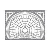 Family Tree Chart 6 Generation Genealogy Poster Blank Fillable Ancestry Chart Style 2
