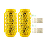 Set of 2Pcs Wasp Trap Outdoor Hanging Jacket Trap Reusable Wasp Catcher Sticky Wasp Repellent