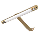 Rechargeable Wireless LED Wall Picture Light with Motion Sensor for Art Gold