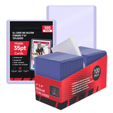 100 Pack 35PT Top Loader Card Protectors