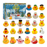 24 Days Christmas Countdown Rubber Ducks Advent Calendar