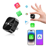 4 in 1 Wireless CarPlay Adapter for CarPlay Android Auto Mirroring Black
