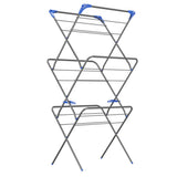 3-Tier Clothes Drying Rack Foldable Drying Rack Collapsible Use for Indoor Outdoor