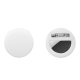 2Pcs For Apple AirTag Holder Hidden Silicone AirTag Tracker Case with Safety Pin White