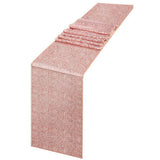 High Density Sequin Runner for Wedding Party Holiday Table Decor Rose Gold