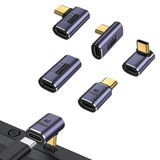 5Pcs USB C Adapter Type C Male to Female Fast Charging Female to Female Adapter for Laptop Tablet Phone