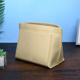 Felt Purse Insert Organizer Interior Zipper Storage Bag for Handbag Tote Bag Insert Bag Beige