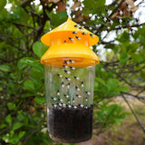 Reusable Fruit Fly Trap Catcher Non Toxic Fruit Fly Trap for Outdoor Camping Yard