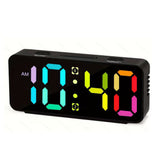 Small Digital Alarm Clock with 5 Dimmers & 5 Alarm Volumes Black