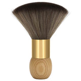 Hair Sweeper Duster Brush Soft with Storage Case for Home and Barbershop Gold