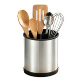 360 Degree Rotating Stainless Steel Holder for Kitchen Counter with Drain Holes