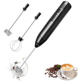 USB Electric Handheld Milk Frother for Coffee & Drinks Black