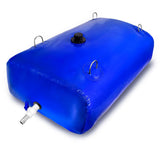 Foldable PVC Water Bag 110L with Faucet and 4 Handles for Camping