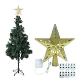 Snowflake Projector Light Christmas Tree Star Topper Xmas Holiday Decor