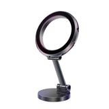 Magnetic Car Phone Holder Rotating Magnet Mount Mobile Cell Phone Stand Dash Fit Gray