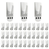 36 PCS Removable No Drill Adhesive Square Wall Hooks