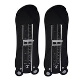 2Pcs Kids Foot Measuring Device Foot Measure Rulers Black