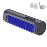 Rechargeable Bladeless Tower Fan USB for Wall Floor Desk Use Grey