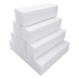 10Pcs 150 Grit Acrylic Nails Gel Polish Nails for Acrylic and Gel Nails White