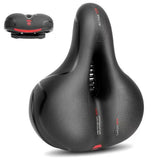 Air Cushion Shock Absorbing Mountain Bike Saddle Seat Comfortable Red