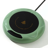 USB Coffee Mug Warmer with Adjustable Temperature Desk Cup Warmer for Office Green