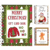 3 PCS Christmas Gift Card Money Holder Book Set for DIY Gifting