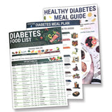 3Pcs Set Diabetes Food List Printable Diabetes Information Food Chart Brochure