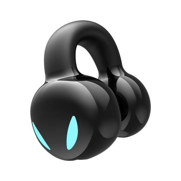 YX03 Wireless Bluetooth 5.3 Earphones Ear-clip Bone Conduction Headphones Sports Earbuds Black