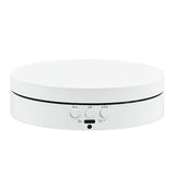 360 Rotating Display Stand Electric for Jewelry and Photography White