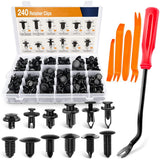 240PCS Car Retainer Clips Fasteners Kit for Door Trim