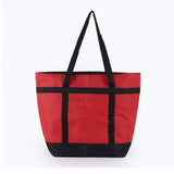 Insulated 39L Reusable Tote Bag for Grocery Shopping for Picnic Beach Grocery Red
