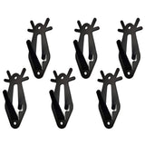 6Pcs European Mount Skull Wall Hanger Hook Deer Antelope Antler Mount Bracket