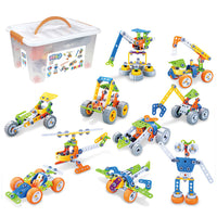 10-in-1 STEM Building Toys for Boys & Girls Ages 4+ – Birthday Gift Set