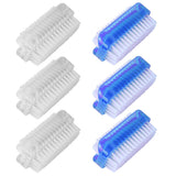 6Pcs Double-Sided Nail Brushes Manicure Pedicure Set
