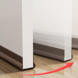 Door Draft Stopper Under Door Draft Shield Noise Cold Air Draft Guard Door Gap Sealing Brown