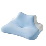 Multi-Functional Ergonomic Prone Sleep Pillow for Reading Lying Phone Use Light Blue