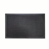 PVC Entrance Mat 45x75cm Slip Resistant Rubber Backing for Door Black