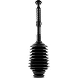 Toilet Plunger Removes Heavy Duty Clogs with Detachable Bellows Design